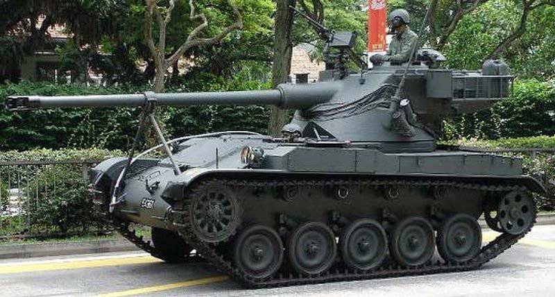 Modernizzazione di Singapore del serbatoio francese AMX-13 - AMX-13SM1
