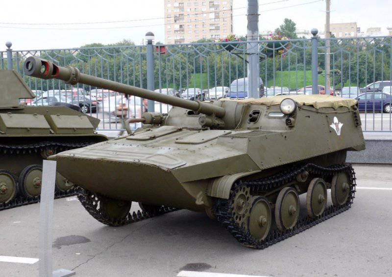 Советская опытная самоходная артиллерийская установка К-73 (АСУ-57П)