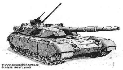 중국 디자이너들은 러시아 T-95의 아날로그 제작을 시도했다.