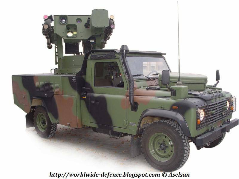 ZIPKIN anti-aircraft missile system (Aselsan-Turkey)