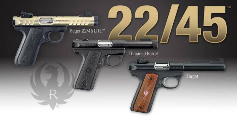 RUGER 22 / 45 serie di pistole semiautomatiche di piccolo calibro