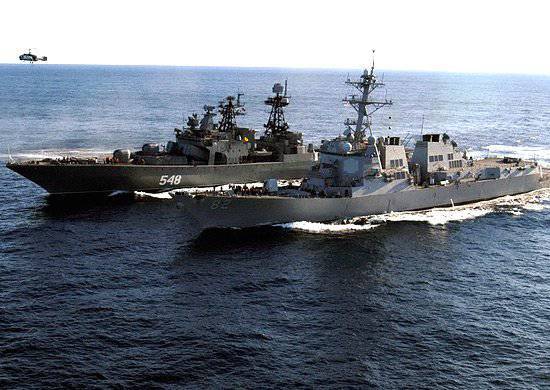 Pacific Fleet ships for the first time to take part in the Rimpak-2012 exercise