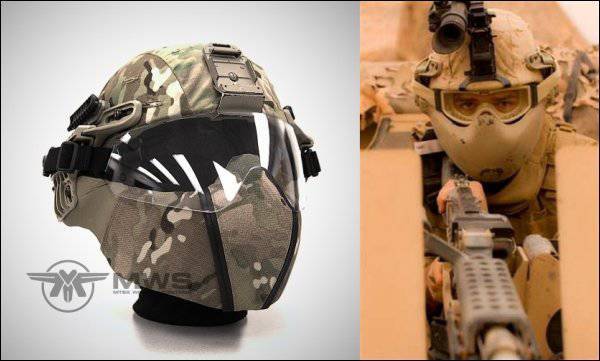 防护聚乙烯面罩可以防止AKM子弹