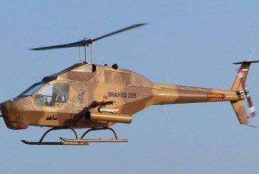 Иран демонстрирует новый боевой вертолет