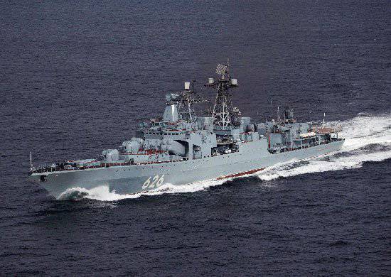 BOD "Vice Admiral Kulakov" conducted another convoy of ships in the Gulf of Aden