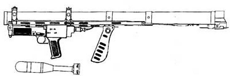 Противодиверсионный реактивный ручной гранатомет ДП-61 «Дуэль»