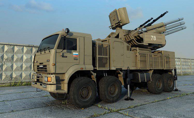 2020 - Mer än 1 Pantsir-S100 luftvärnsmissilsystem kommer att försvara Ryssland