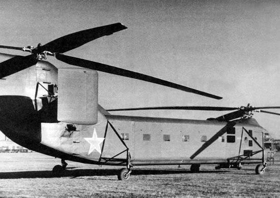 60 лет назад поднялся в воздух первый в нашей стране вертолет продольной схемы