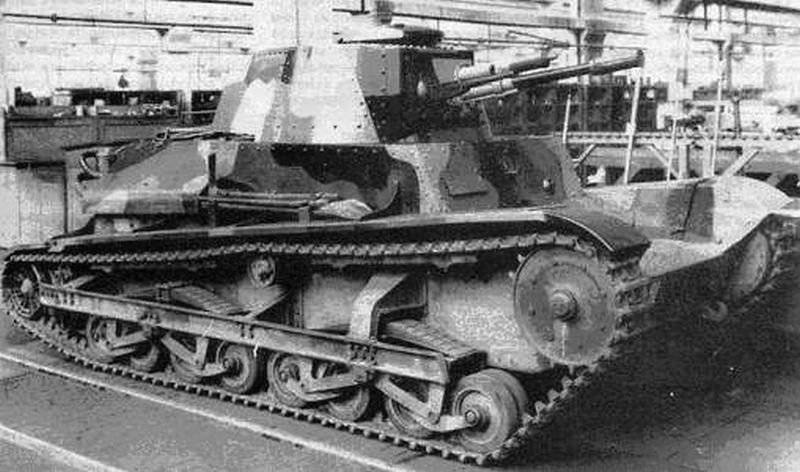 Tšekkoslovakian kevyt tankki "LT vz.34" malli 1934