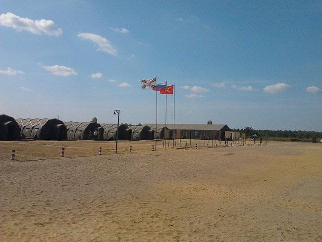 Новый полевой лагерь 9-й мотострелковой бригады