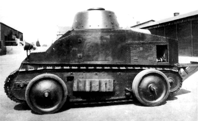 제 2 차 세계 대전 당시 독일의 장갑 차량. 1의 일부. 첫 단계