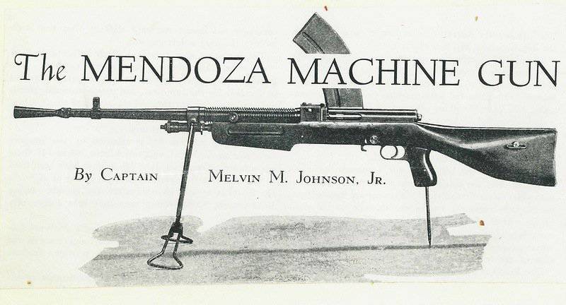 Mexican machine gun RM2 "Mendoza"