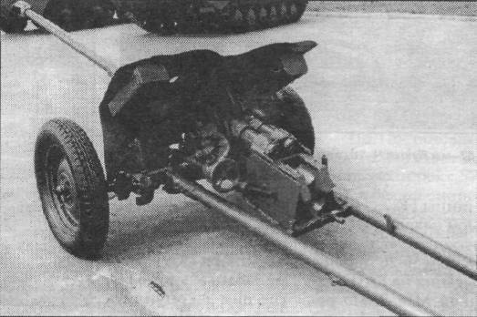 战后反坦克炮。 57-mm反坦克炮LB-3