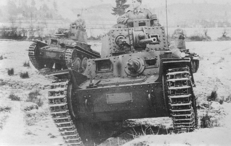 Saksan panssaroituja ajoneuvoja toisessa maailmansodassa. Kevyt säiliö Pz Kpfw 38(t)