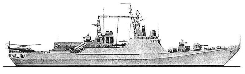 Projeto 12440 / 12441 / 12441U - navio de patrulha / SKR "Novik" / navio de treinamento "Borodino"