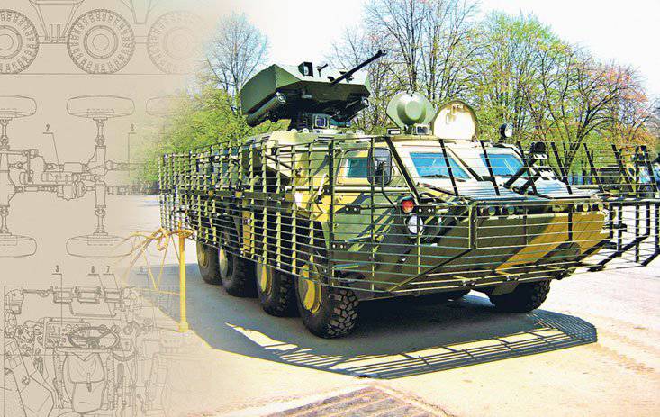 Ukraynalı zırhlı personel taşıyıcı BTR-4 - yerli "savunma sanayii" nin kimliğine bir darbe