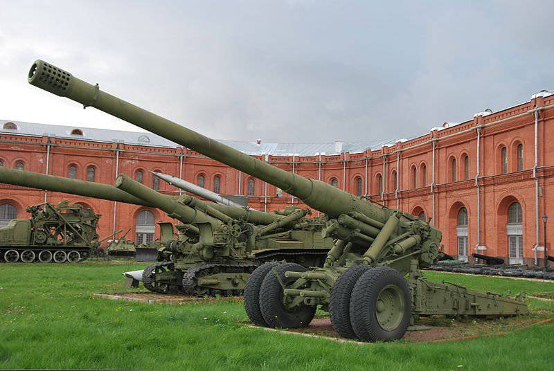 180-миллиметровая пушка С-23 (52-П-572)
