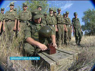 Dois recrutas sofreram durante o bombardeio de munição na região de Orenburg
