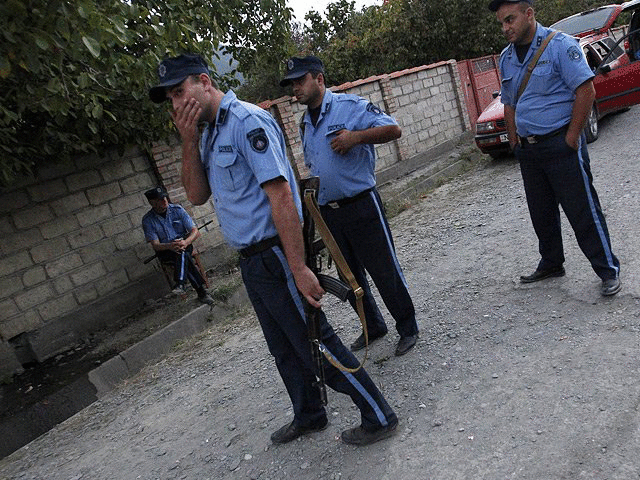 格鲁吉亚安全部队抓获了一名俄罗斯有胡子的破坏者
