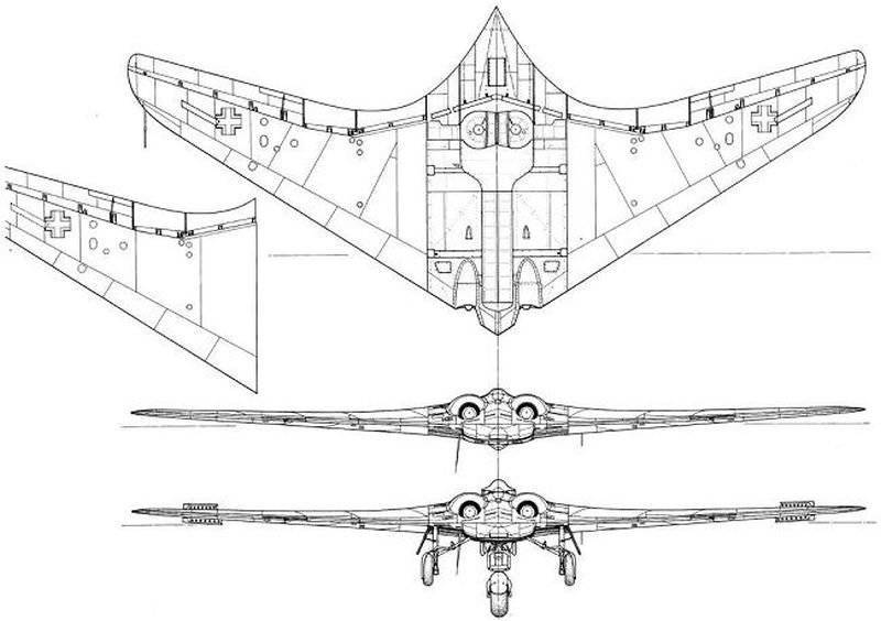 Experimentelles Low-Profile-Flugzeug "Have Blue" - der Vorläufer der F-117