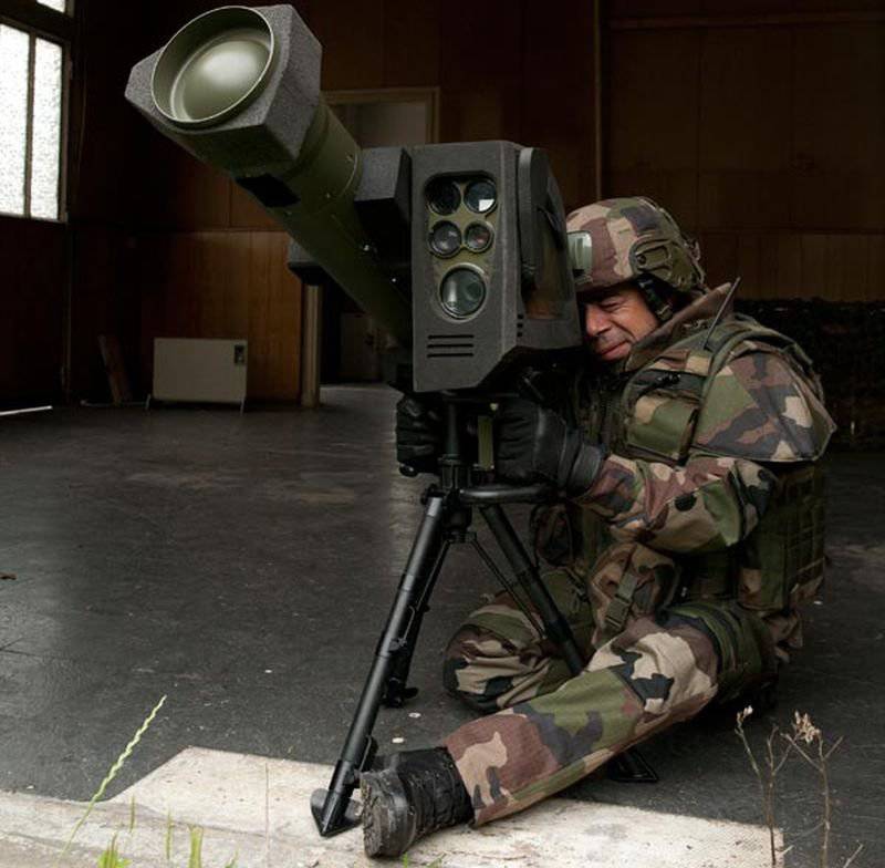 Französische Perspektive Missile Moyenne Portee ATGM