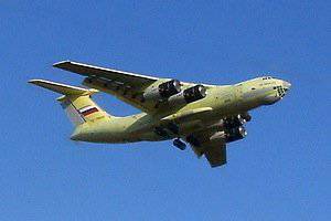 IL-76MD-90Aは飛行試験を始めました