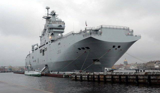 러시아 해군 외교의 일환으로 미스트랄