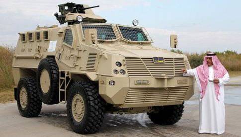 Saudi Albert Masmak armored carrier