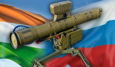 The Government of India approved the purchase of a large batch of Russian anti-tank guided missiles "Competition M"