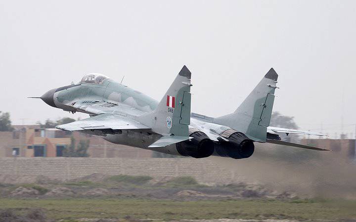 Russian supplies for the Air Force of Peru