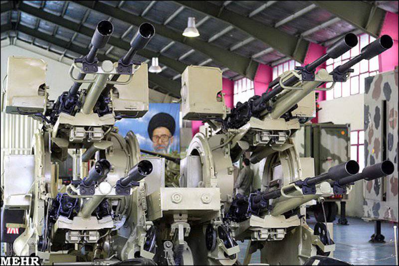 Complexe d'art automatisé de petit calibre anti-aérien "Mesbah-1" (Iran)