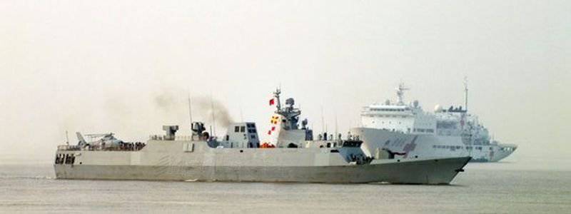 O navio líder da classe "Type 056" começou a passar por testes no mar (China)