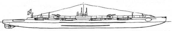 Submarines of the "Narwhal" type (project of the American company "Holland-31")