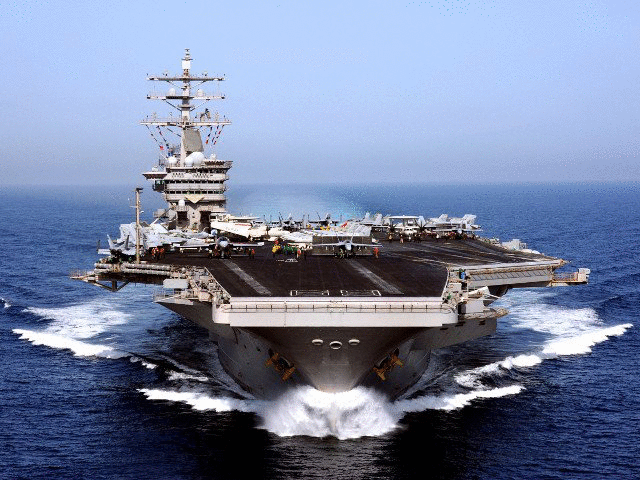 US leaves one aircraft carrier in the Persian Gulf