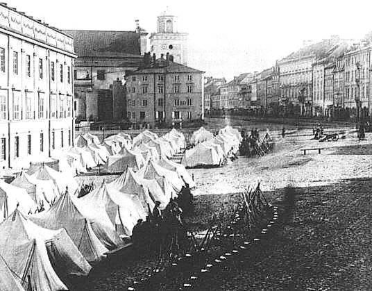 El levantamiento polaco de 1863-1864.