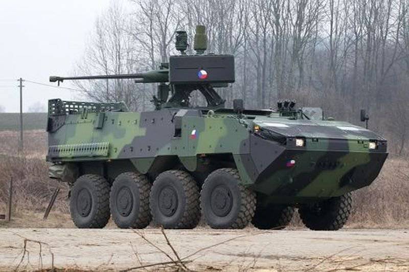 Австрийская многоцелевая ББМ для ВС Чехии - «Pandur II 8x8 CZ»