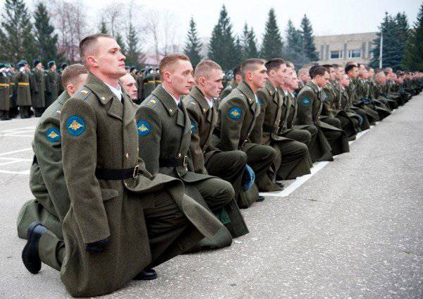 La primera graduación de Rusia de sargentos de las fuerzas armadas tuvo lugar en Ryazan