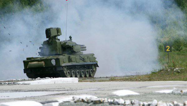 Artilheiros motorizados do Distrito Militar do Sul receberam o primeiro lote de defesa aérea de Tunguska