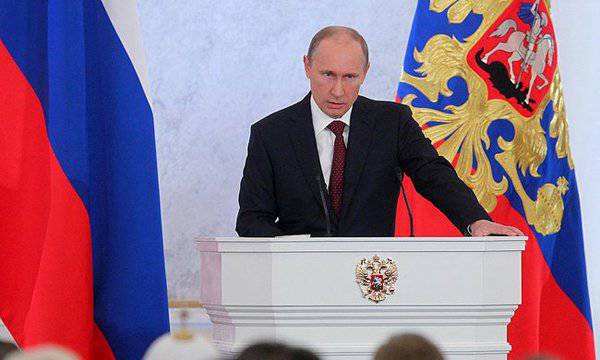 Messaggio del Presidente della Federazione Russa all'Assemblea federale. Pareri di esperti