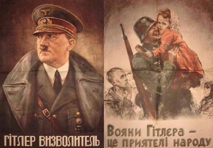 Propaganda da ocupação nazista da URSS (material com relatos de testemunhas oculares)