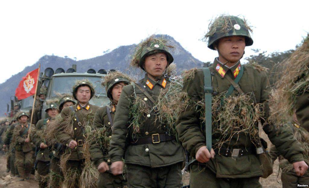 Солдаты в северной корее