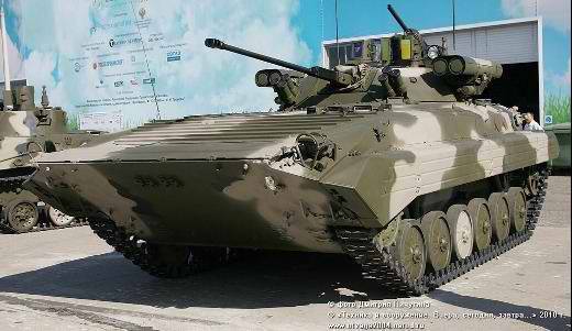 BMP-2 with "Berezhok" - one of the best upgrades of the world famous combat vehicle