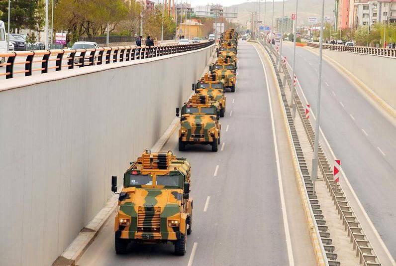 I MRAP turchi sono in ritardo