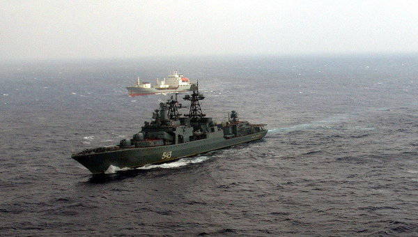 Отряд кораблей ТОФ покинул Южную Корею, взяв курс на Владивосток Отряд кораблей ТОФ покинул Южную Корею, взяв курс на Владивосток