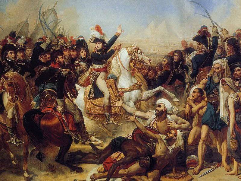 Battaglia delle piramidi. Campagna egiziana Bonaparte. Parte 2