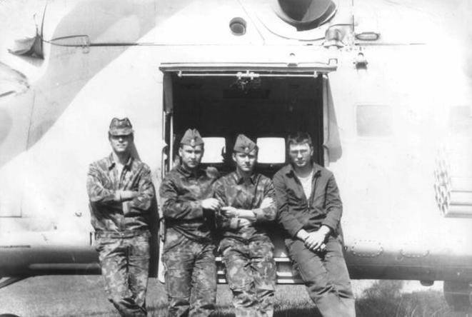 Helicopter pilots Peacemakers