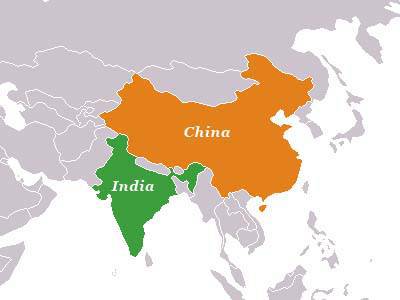 Indien und China führten das Militär in die umstrittene Region im Himalaya