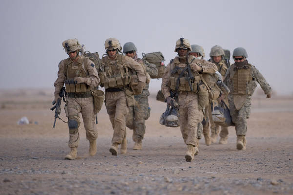 The United States demanded to leave nine military bases in Afghanistan