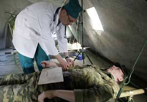 Mobile or stationary military hospitals?