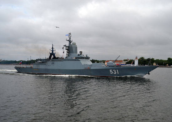 The ship of the Baltic Fleet arrived in Germany for the famous Kiel week